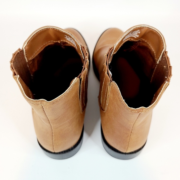 American Eagle AEO Brown Ankle Booties Slip On Boots Size 6 - Picture 6 of 8